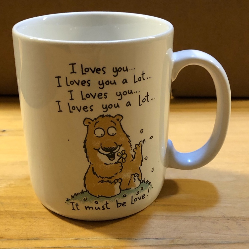 3/$20 Shoebox Greetings vintage “I Loves You” Mug
